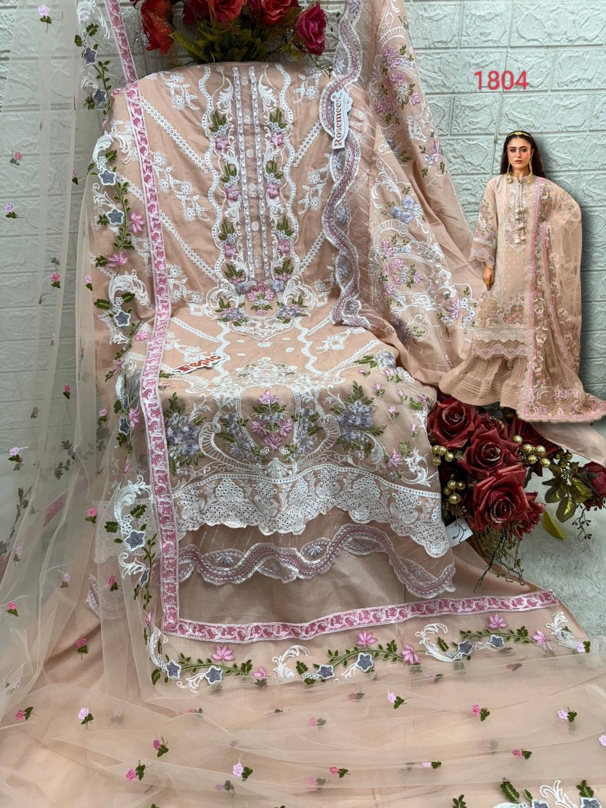 Fepic C 1804 Pure Cotton Wholesale Pakistani Salwar Suit Catalog — Wholesale Salwar Suits, MPA wholesale from Surat - Gallery Image 4